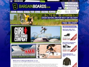 Bargain Boards website