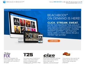 Beachbody website