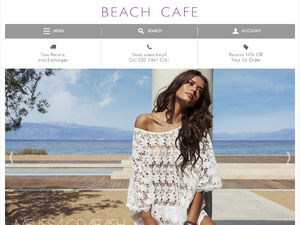 Beach Cafe website