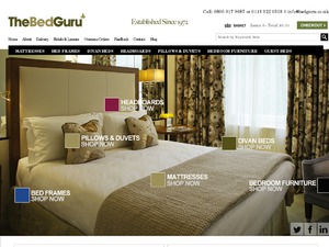 Bed Guru website