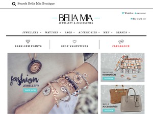 Bella Mia Boutique website