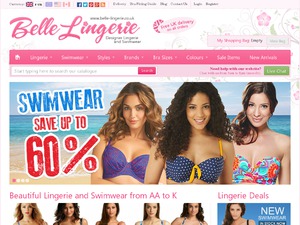 Belle Lingerie website