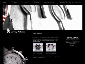 Benney Watches website