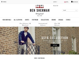 Ben Sherman website