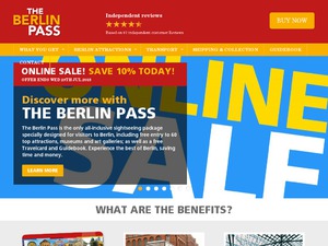 Berlin Pass UK website