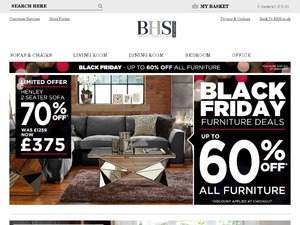 BHS Furniture website