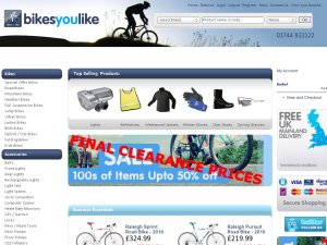 BikesYouLike website