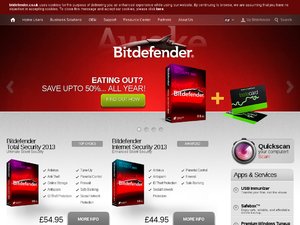 Bit Defender website