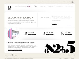 Bloom and Blossom website