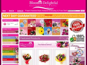 Bloomin Delightful website