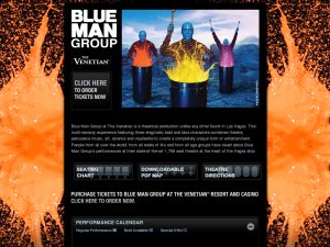 Blue Man Group website