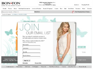 Bon–Ton website