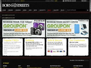 Born on the Streets website