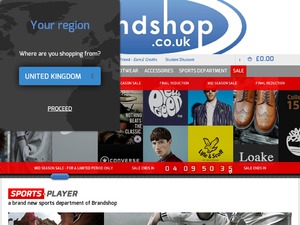Brandshop website