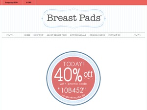 Breast Pads website