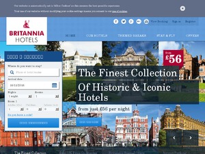 Britannia Hotels website