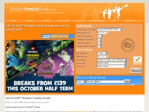 Budget Family Breaks website