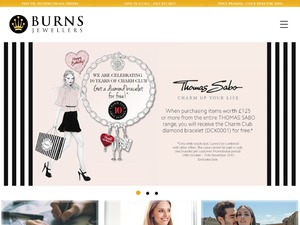 Burns Jewellers website