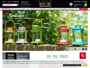 Butlers DE website