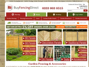 Buy Fencing Direct website