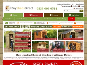 BuyShedsDirect website