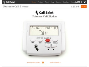 Call Saint website