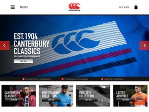 Canterbury.com website