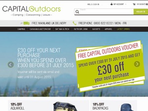 Capital Outdoors website