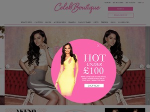 Celeb Boutique website