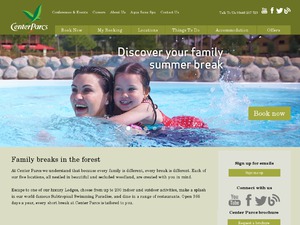 Center Parcs website