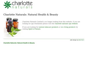 Charlotte Naturals website