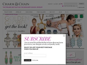 Charm & Chain website