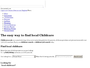 Childcare.co.uk website