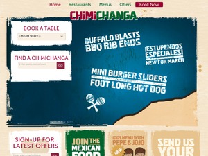 Chimichanga website