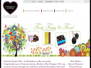 Chocolat Lovers website