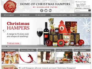 Christmas Hamper website