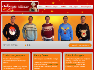 Christmas Jumper website