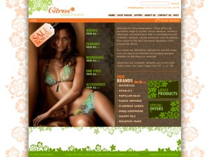 Citrus Beachwear website