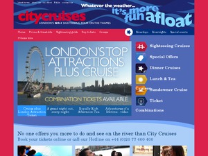 City Cruises website