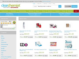 Clear Chemist website