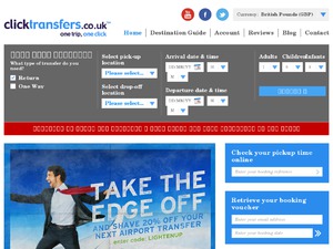 Clicktransfers website