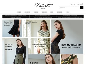 Closet Clothing website