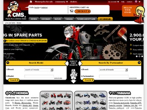 Motorcycle Parts and Accessories website