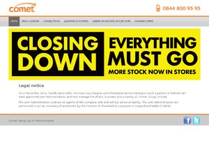 Comet website