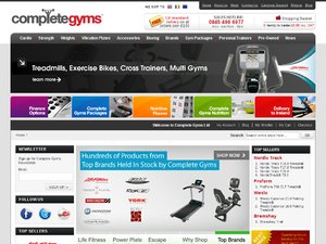 Complete Gyms website