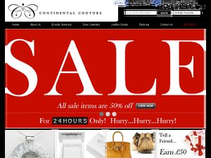Continental Couture website