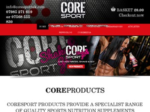 CoreSport UK website
