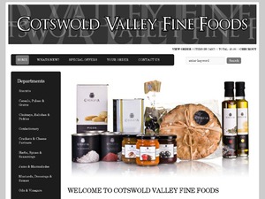 Cotswold Valley Fine Foods website