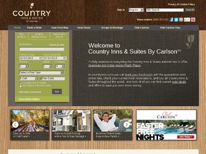 Country Inns & Suites website