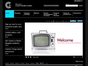 Covent Garden website